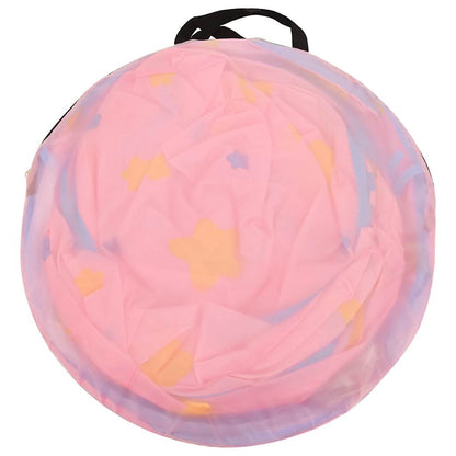 vidaXL Children Play Tent with 250 Balls Pink 301x120x128 cm - 32328