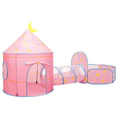 vidaXL Children Play Tent with 250 Balls Pink 301x120x128 cm - 32328