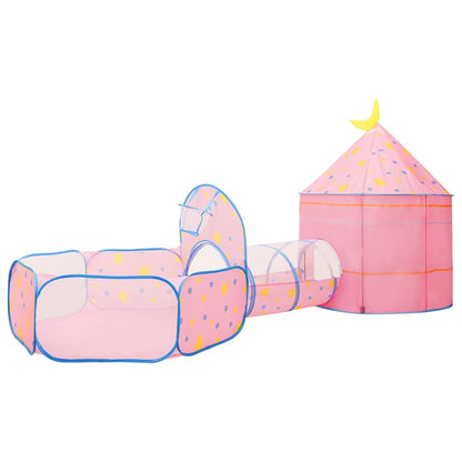 vidaXL Children Play Tent with 250 Balls Pink 301x120x128 cm - 32328