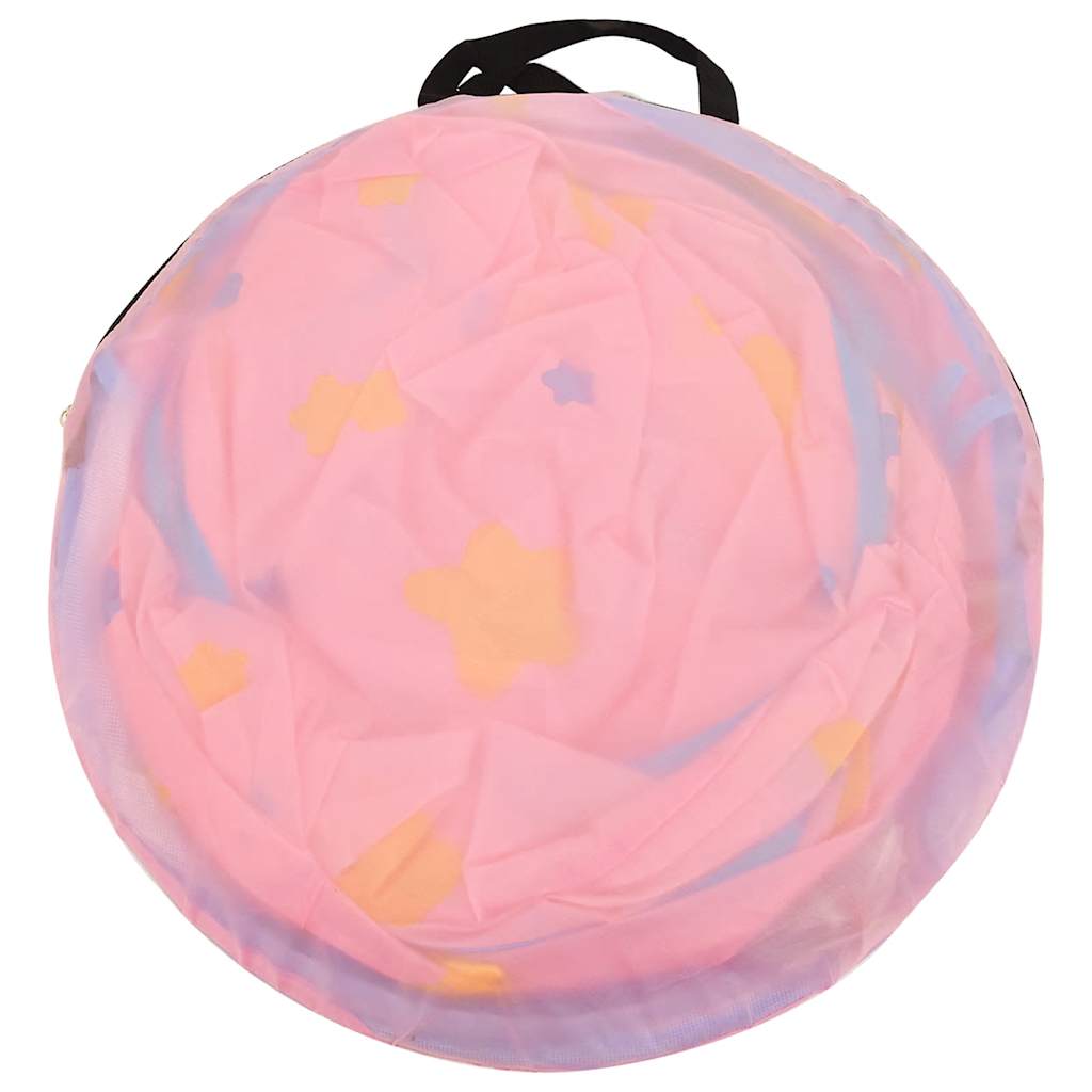 vidaXL Children Play Tent with 250 Balls Pink 301x120x128 cm - 32329