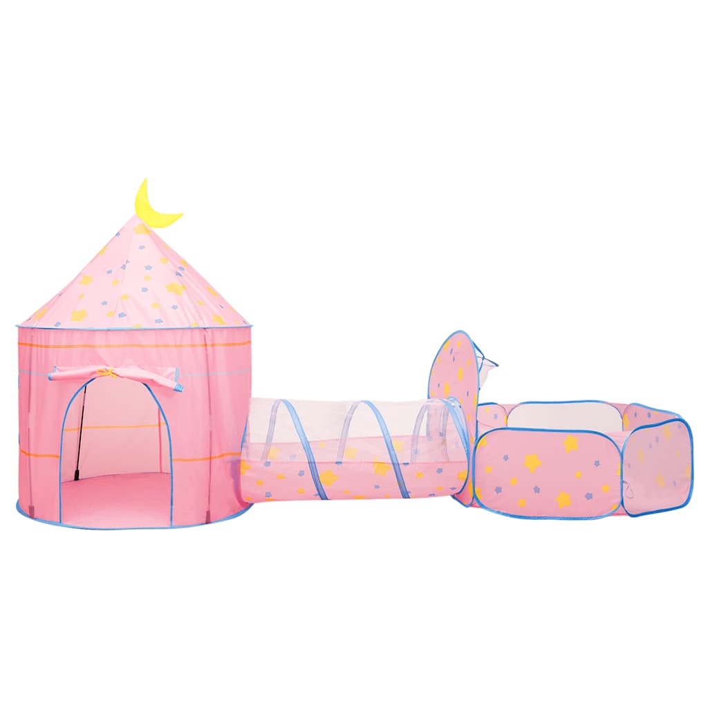 vidaXL Children Play Tent with 250 Balls Pink 301x120x128 cm - 32329