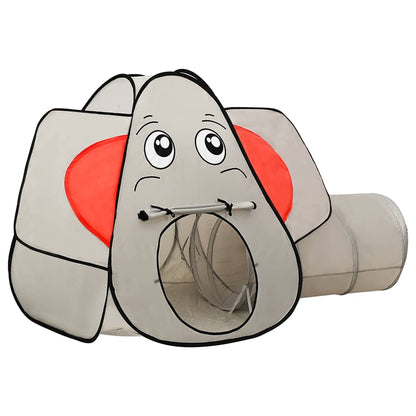 vidaXL Elephant Children Play Tent with 250 Balls Grey 174x86x101 cm - 32331
