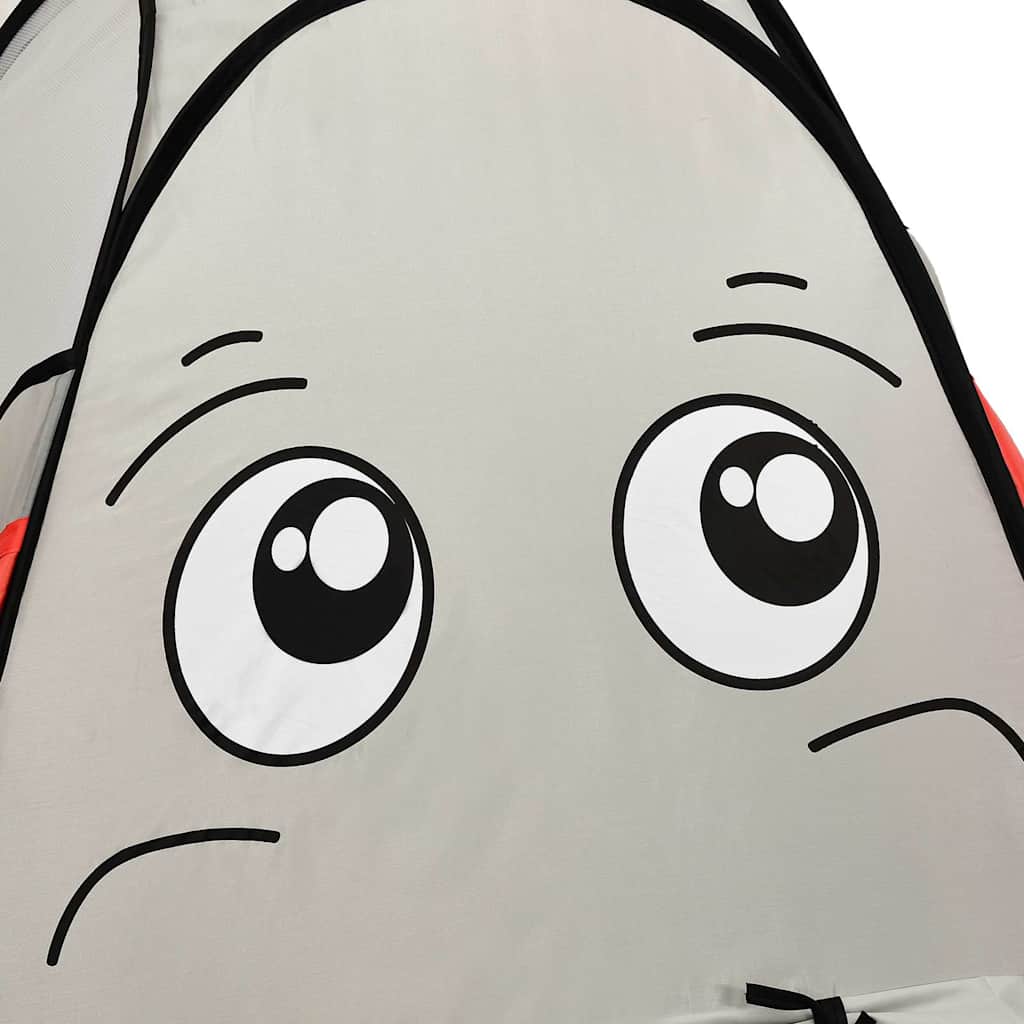 vidaXL Elephant Children Play Tent with 250 Balls Grey 174x86x101 cm - 32332