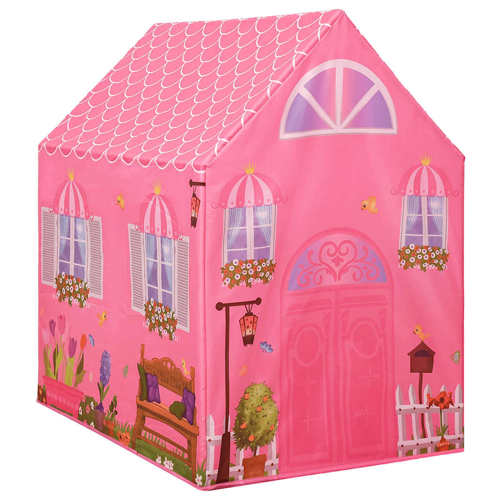 vidaXL Children Play Tent with 250 Balls Pink 69x94x104 cm - 32356