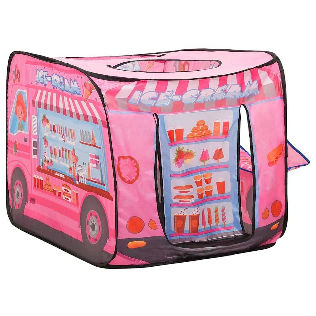 vidaXL Children Play Tent with 250 Balls Pink 70x112x70 cm - 32370