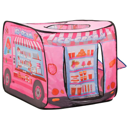 vidaXL Children Play Tent with 250 Balls Pink 70x112x70 cm - 32370