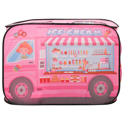 vidaXL Children Play Tent with 250 Balls Pink 70x112x70 cm - 32370