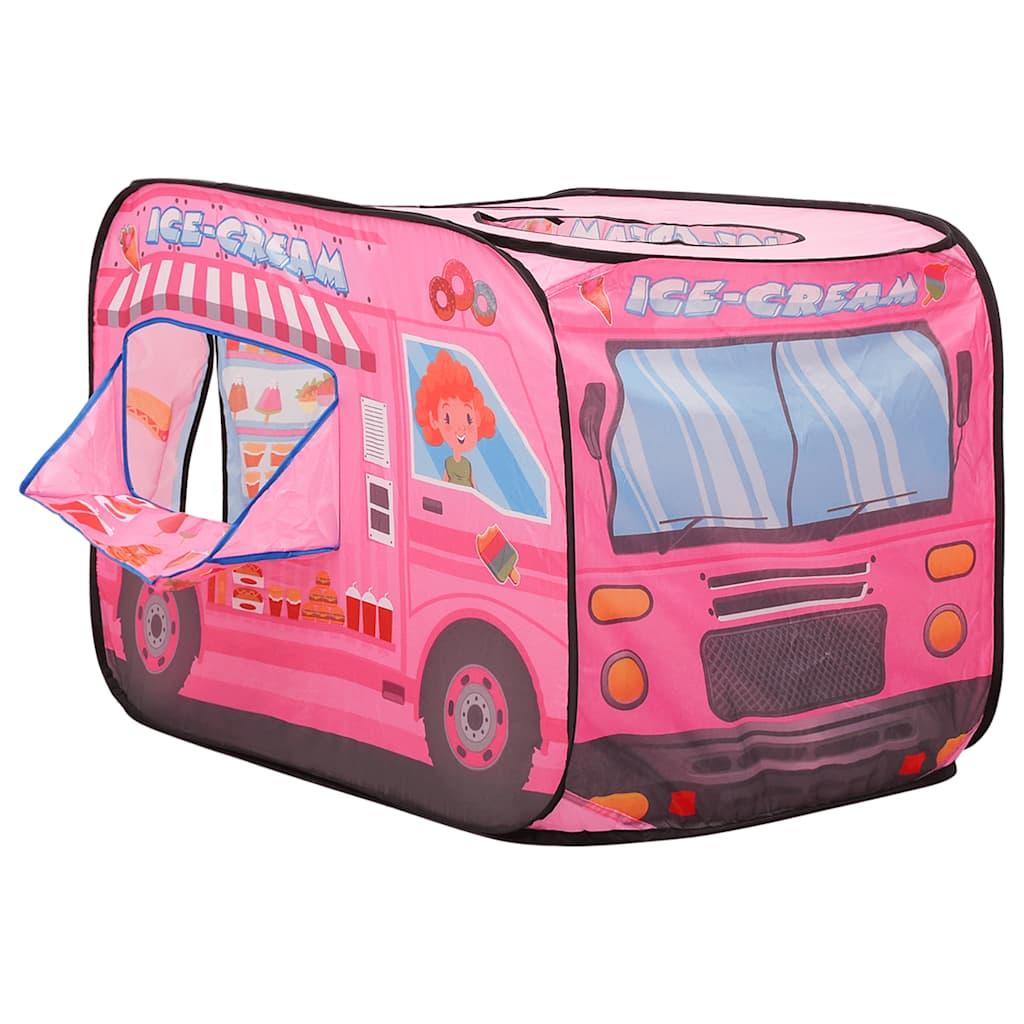 vidaXL Children Play Tent with 250 Balls Pink 70x112x70 cm - 32370