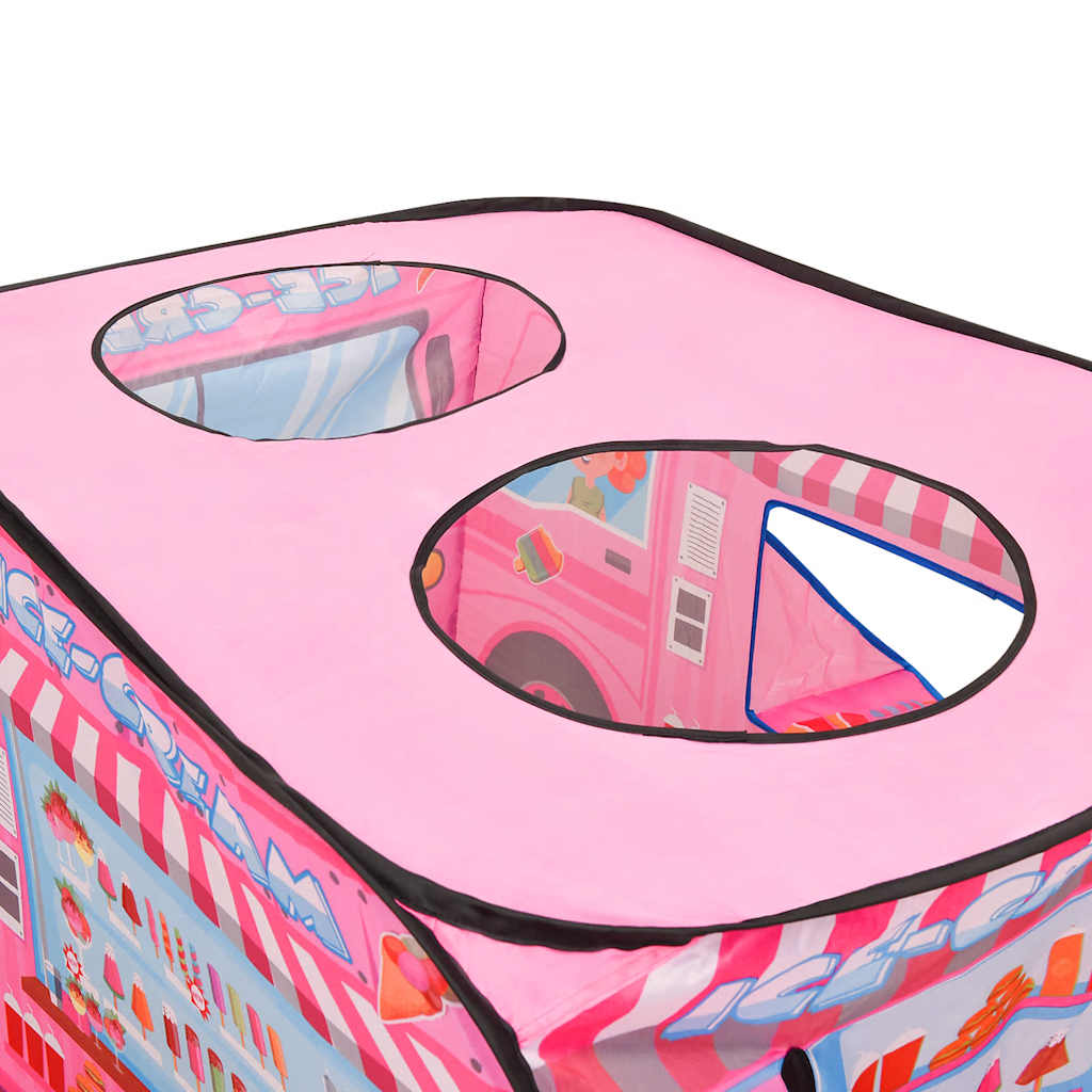 vidaXL Children Play Tent with 250 Balls Pink 70x112x70 cm - 32371