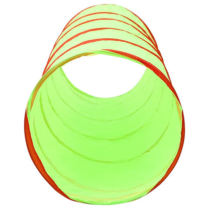 vidaXL Children Play Tunnel with 250 Balls Green 175 cm Polyester - 32378
