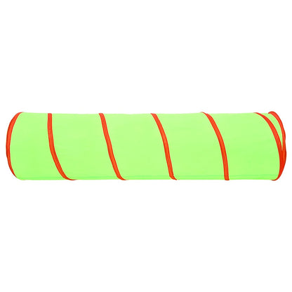 vidaXL Children Play Tunnel with 250 Balls Green 175 cm Polyester - 32379