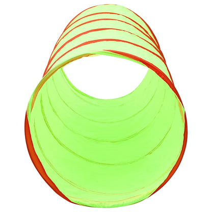 vidaXL Children Play Tunnel with 250 Balls Green 175 cm Polyester - 32379