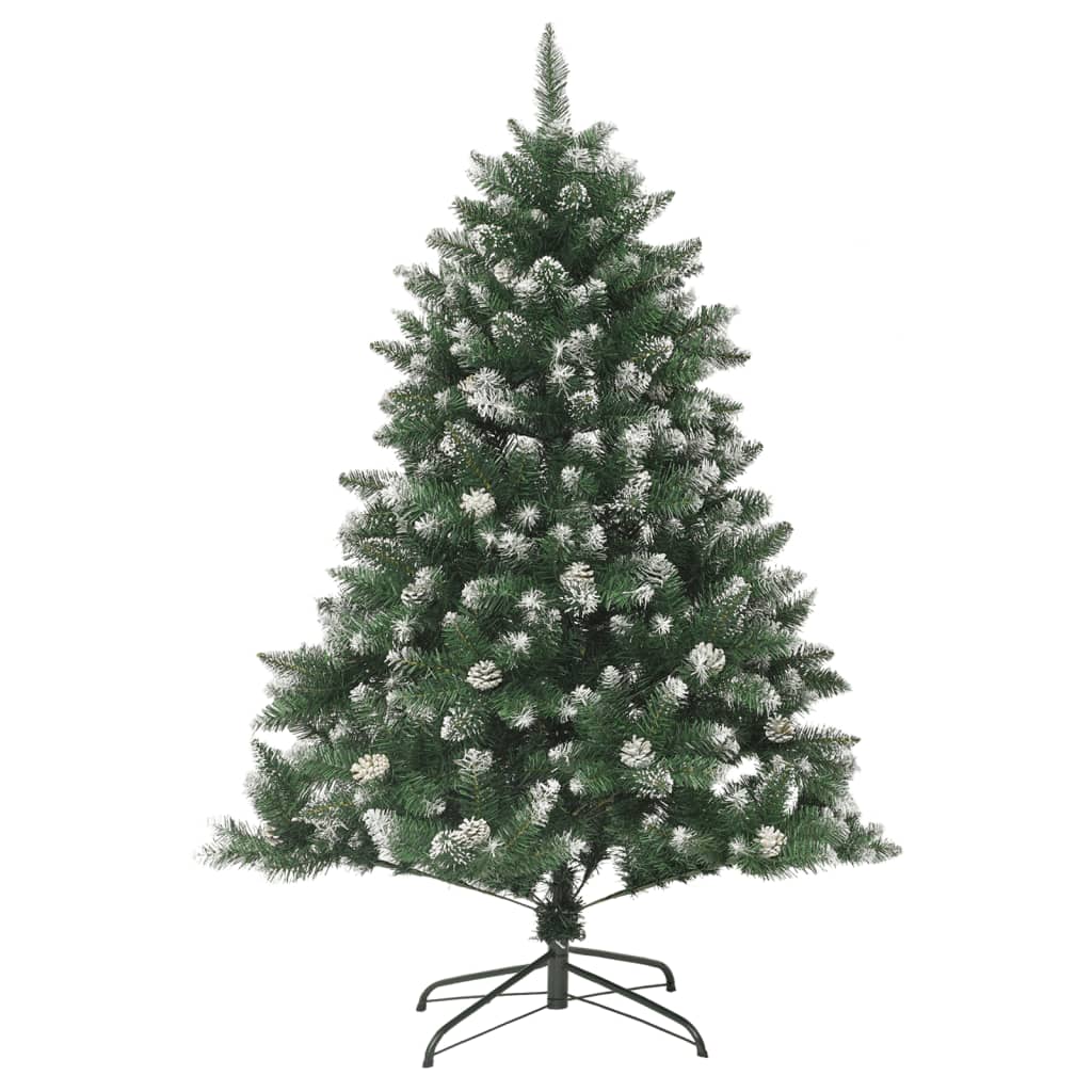 vidaXL Artificial Christmas Tree with Stand 120 cm PVC - Green