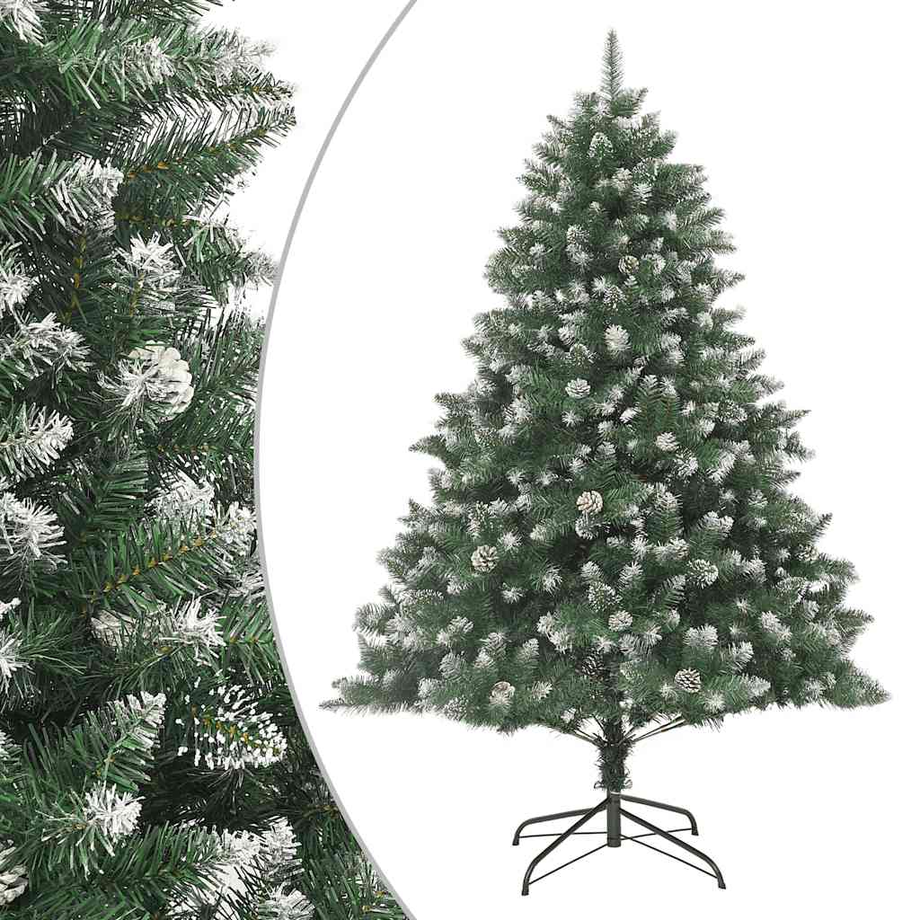 vidaXL Artificial Christmas Tree with Stand 180 cm PVC - Green