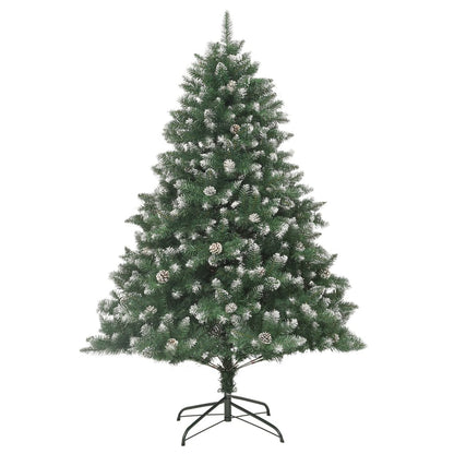 vidaXL Artificial Christmas Tree with Stand 210 cm PVC - Green