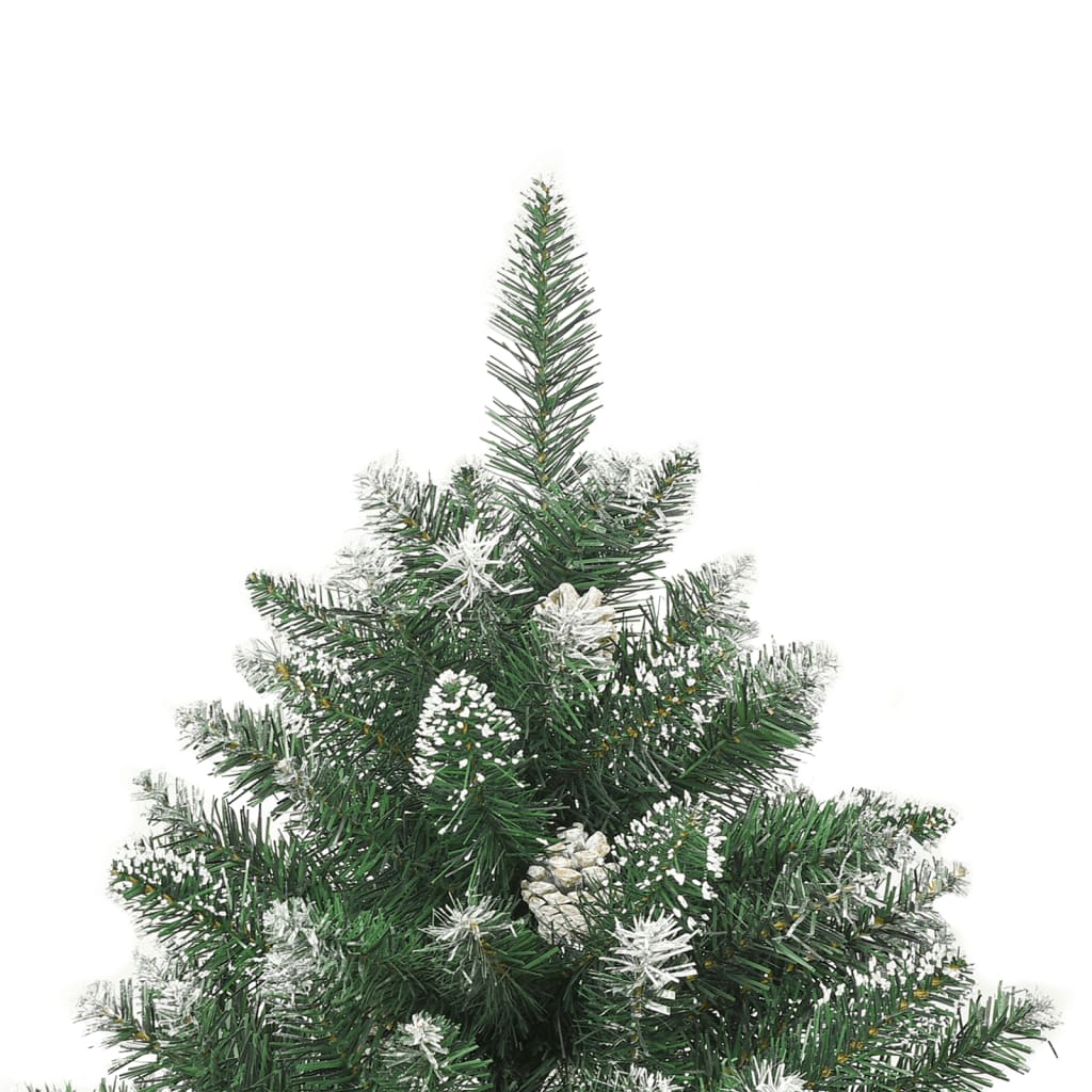 vidaXL Artificial Christmas Tree with Stand 210 cm PVC - Green