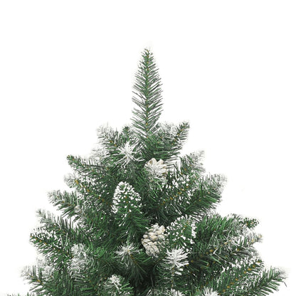 vidaXL Artificial Christmas Tree with Stand 210 cm PVC - Green