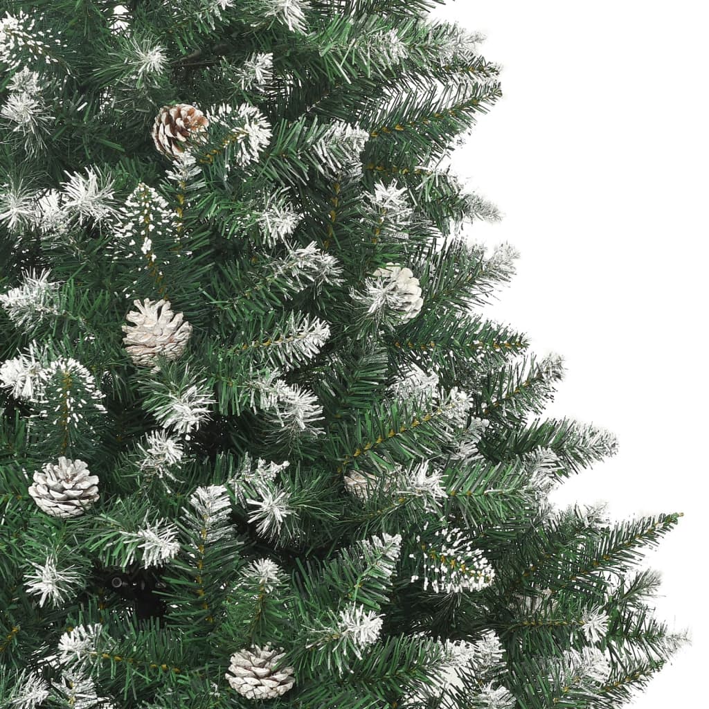 vidaXL Artificial Christmas Tree with Stand 210 cm PVC - Green