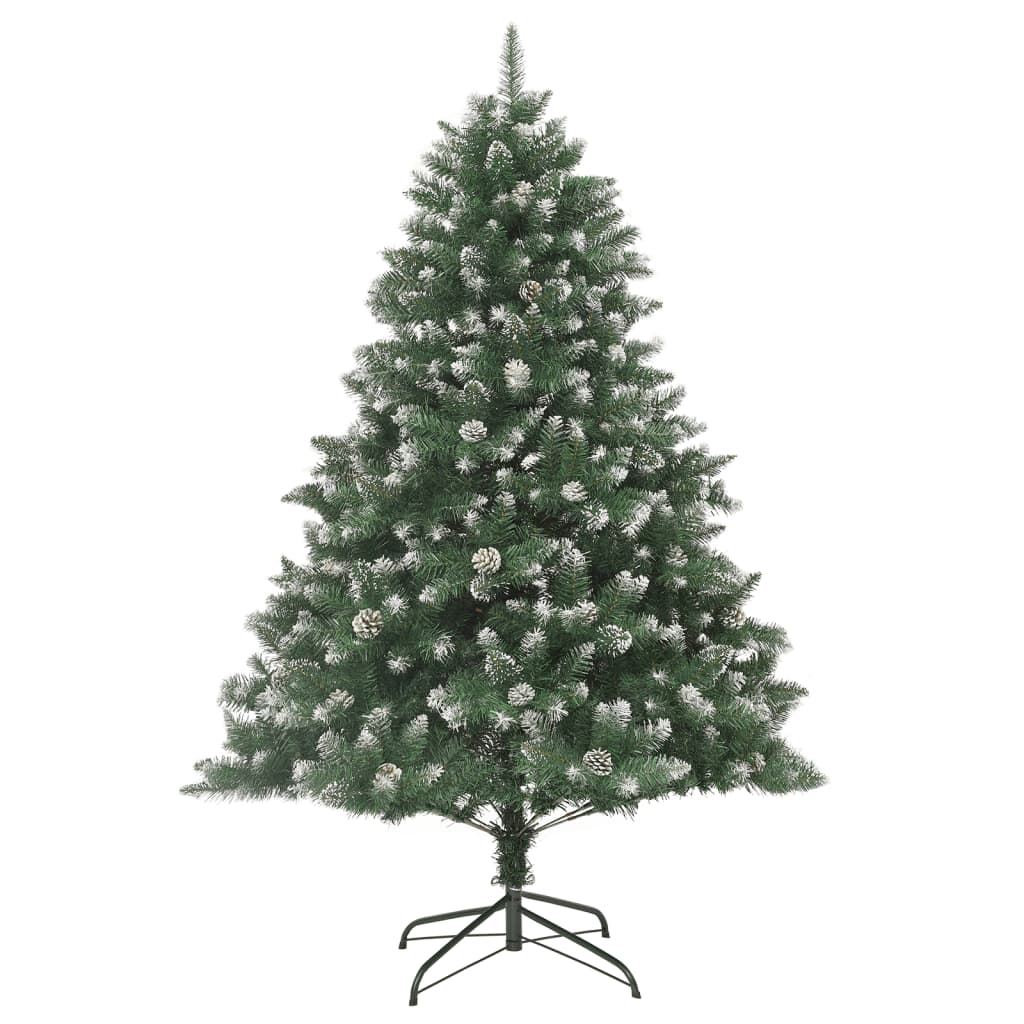 vidaXL Artificial Christmas Tree with Stand 240 cm PVC - Green