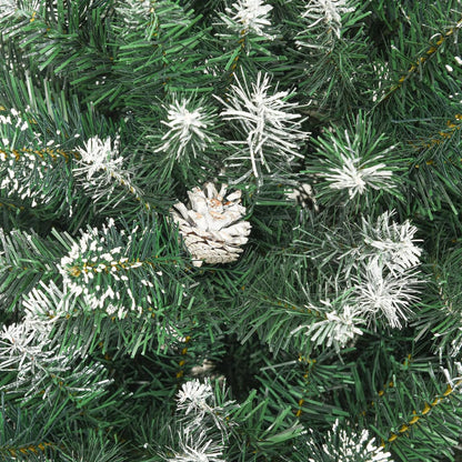 vidaXL Artificial Christmas Tree with Stand 240 cm PVC - Green