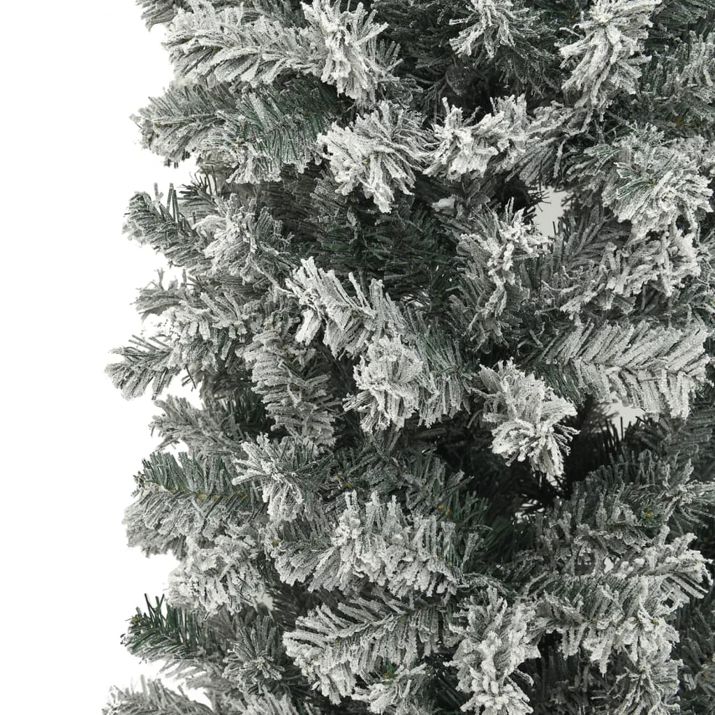 vidaXL Christmas Tree Arch with Flocked Snow 240 cm - White - 240 x 215 cm