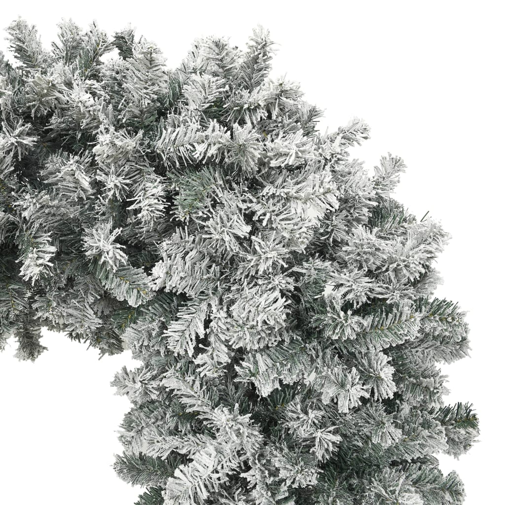 vidaXL Christmas Tree Arch with Flocked Snow 240 cm - White - 240 x 215 cm