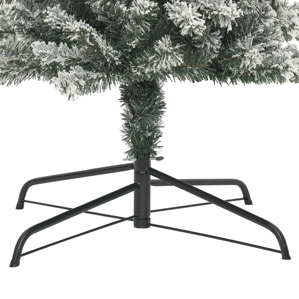 vidaXL Christmas Tree Arch with Flocked Snow 240 cm - White - 240 x 215 cm
