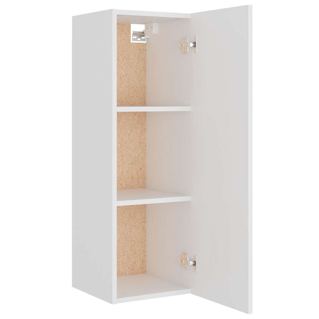 vidaXL 4 Piece TV Cabinet Set White Engineered Wood - 80 x 30 x 30 cm - 67406