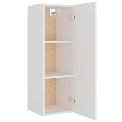 vidaXL 4 Piece TV Cabinet Set White Engineered Wood - 80 x 30 x 30 cm - 67406