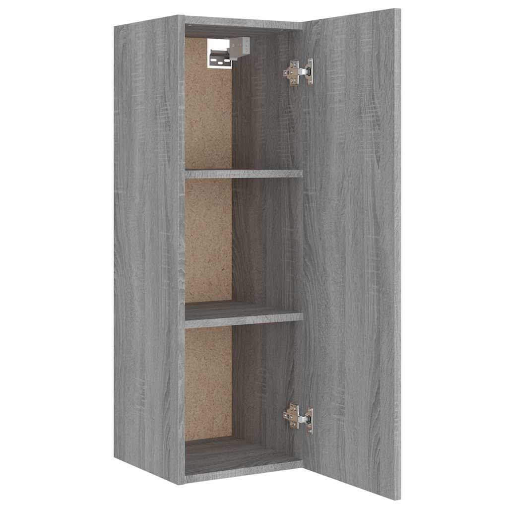 vidaXL 4 Piece TV Cabinet Set Grey Sonoma Engineered Wood - 30.5 x 30 x 90 cm