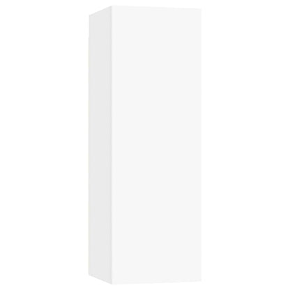 vidaXL 8 Piece TV Cabinet Set White Engineered Wood - 80 x 30 x 30 cm - 67432
