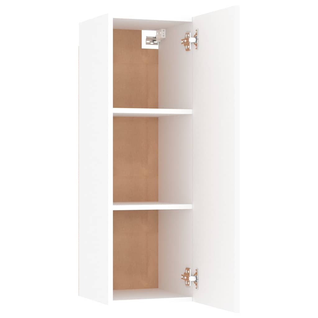 vidaXL 8 Piece TV Cabinet Set White Engineered Wood - 80 x 30 x 30 cm - 67432