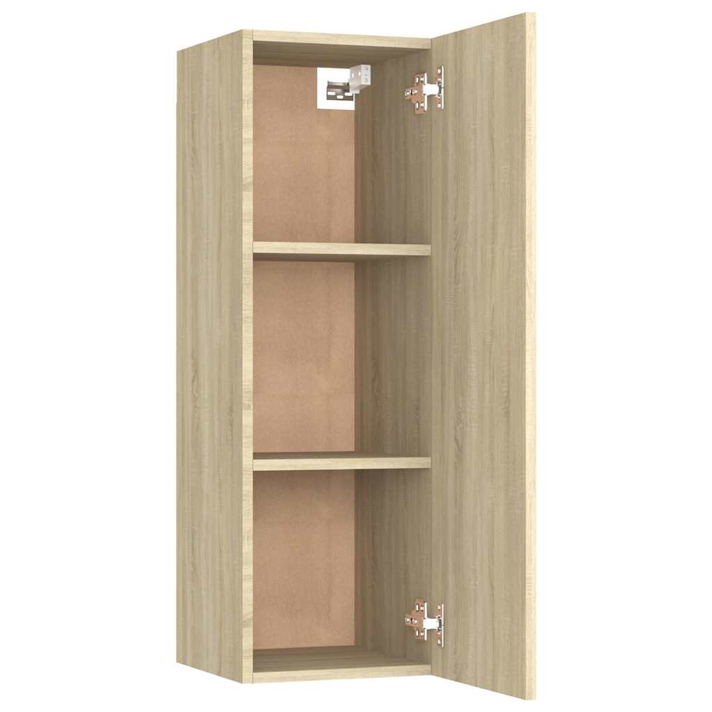 vidaXL 8 Piece TV Cabinet Set Sonoma Oak Engineered Wood - Brown - 30.5 x 30 x 90 cm