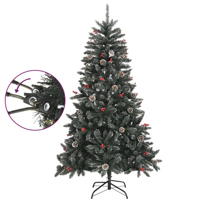 vidaXL Artificial Christmas Tree with Stand Green 150 cm PVC - 54235
