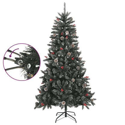 vidaXL Artificial Christmas Tree with Stand Green 180 cm PVC - 54236