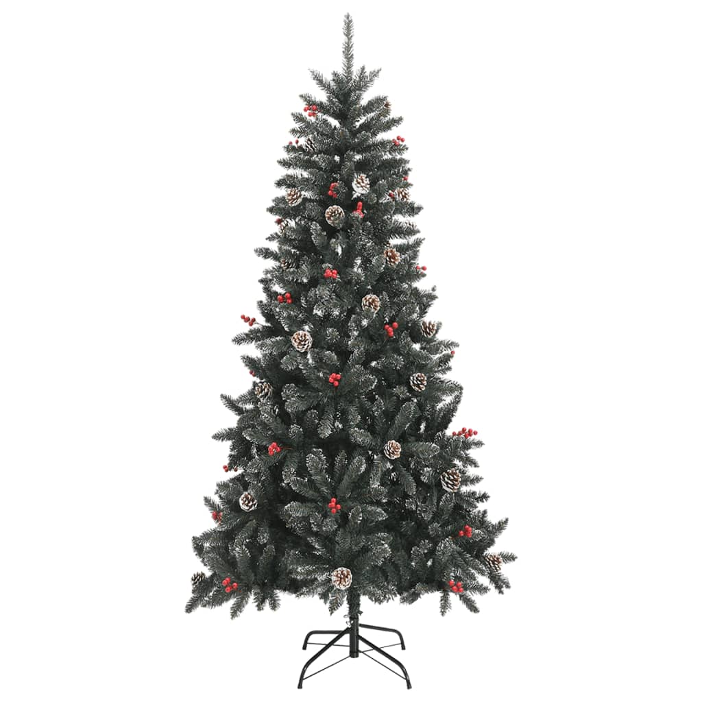 vidaXL Artificial Christmas Tree with Stand Green 210 cm PVC - 54247