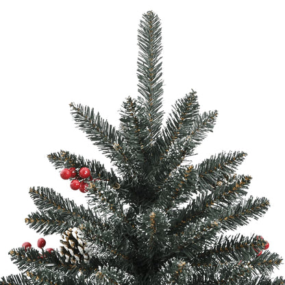 vidaXL Artificial Christmas Tree with Stand Green 210 cm PVC - 54247