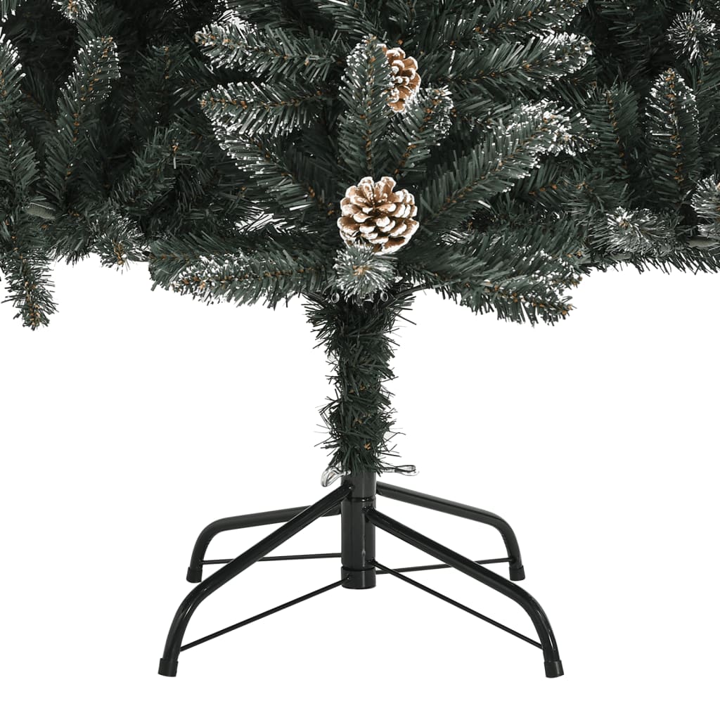 vidaXL Artificial Christmas Tree with Stand Green 210 cm PVC - 54247