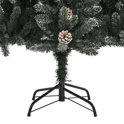 vidaXL Artificial Christmas Tree with Stand Green 210 cm PVC - 54247