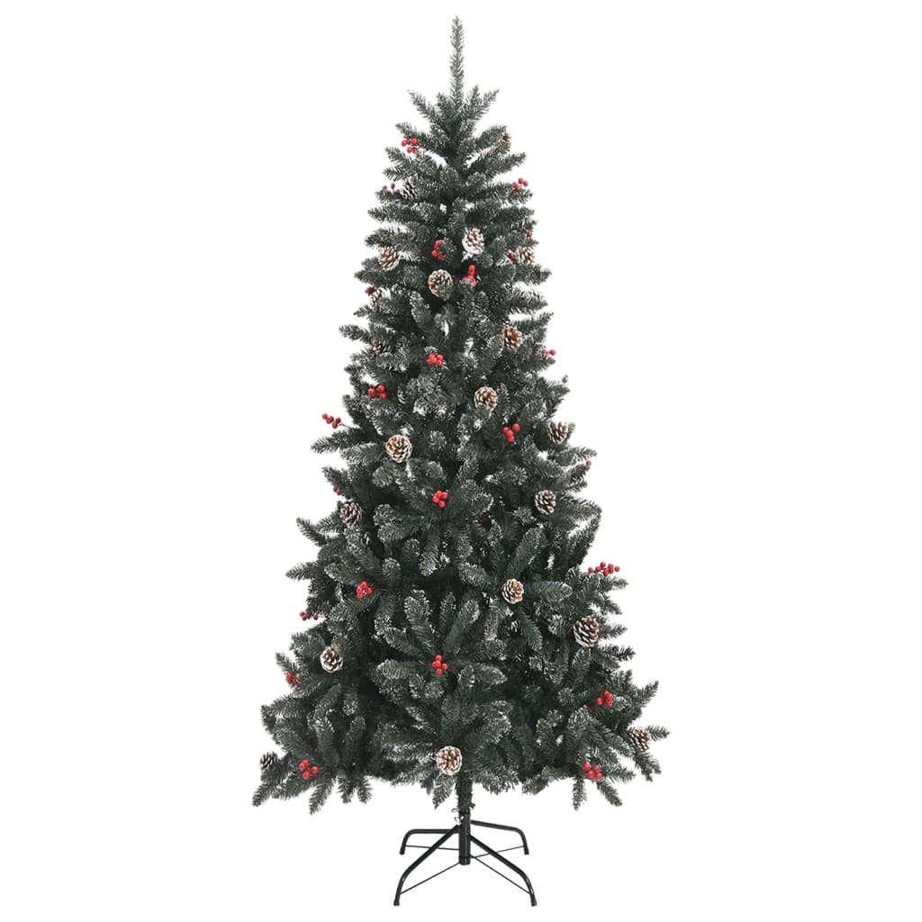 vidaXL Artificial Christmas Tree with Stand Green 240 cm PVC - 54251