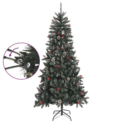 vidaXL Artificial Christmas Tree with Stand Green 240 cm PVC - 54251