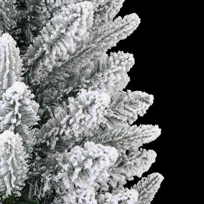 vidaXL Christmas trees Warm White PVC and Plastic and Steel and PE - 120 cm