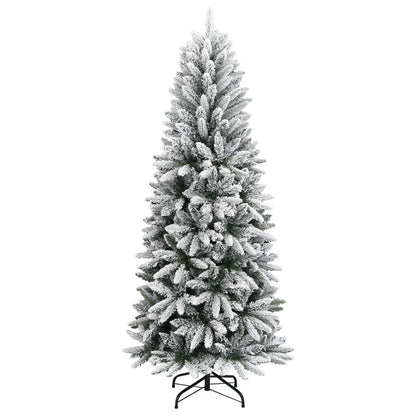 vidaXL Christmas trees Warm White PVC and Plastic and Steel and PE - 150 cm