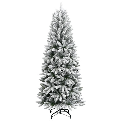 vidaXL Christmas trees Warm White PVC and Plastic and Steel and PE - 180 cm