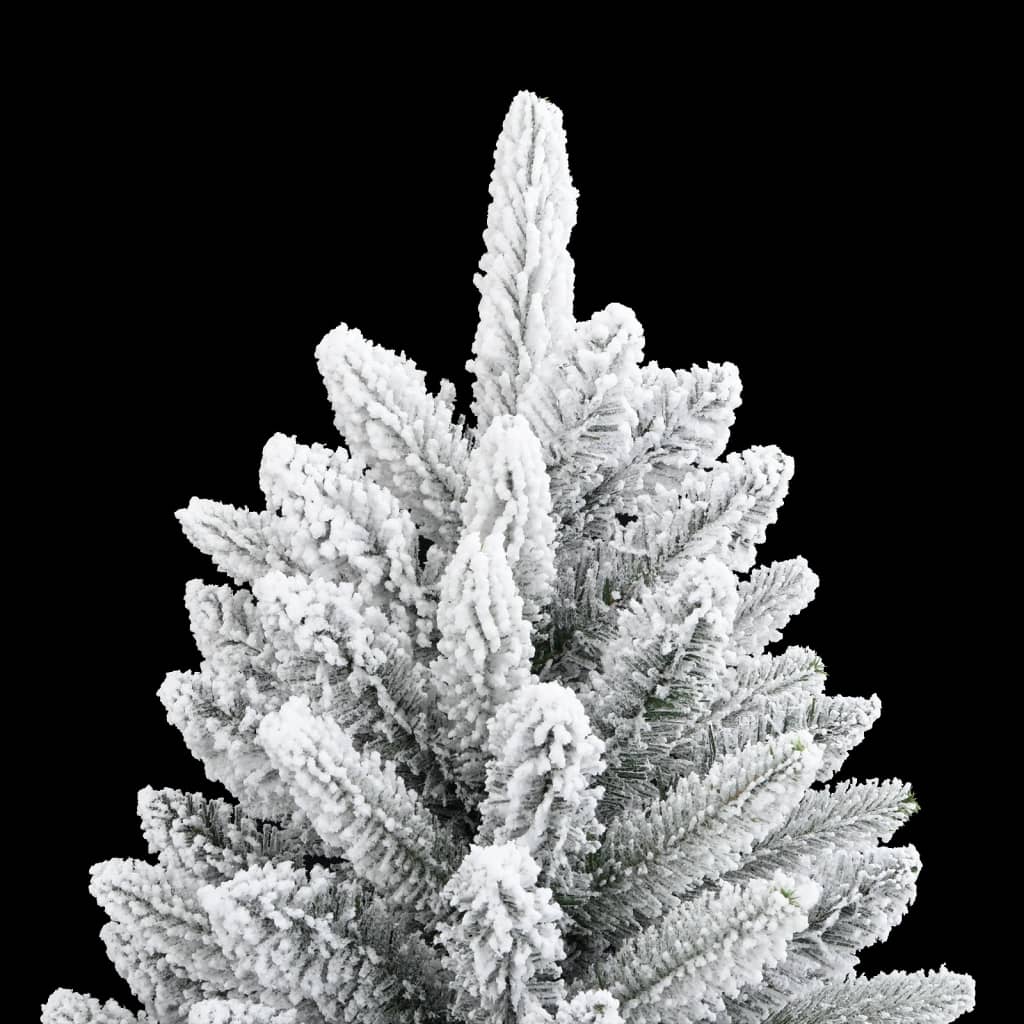 vidaXL Christmas trees Warm White PVC and Plastic and Steel and PE - 210 cm