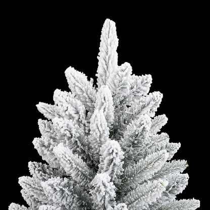 vidaXL Christmas trees Warm White PVC and Plastic and Steel and PE - 210 cm