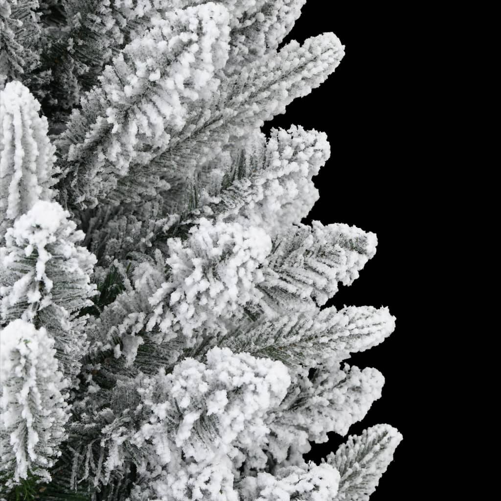 vidaXL Christmas trees Warm White PVC and Plastic and Steel and PE - 210 cm