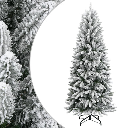 vidaXL Christmas trees Warm White PVC and Plastic and Steel and PE - 240 cm