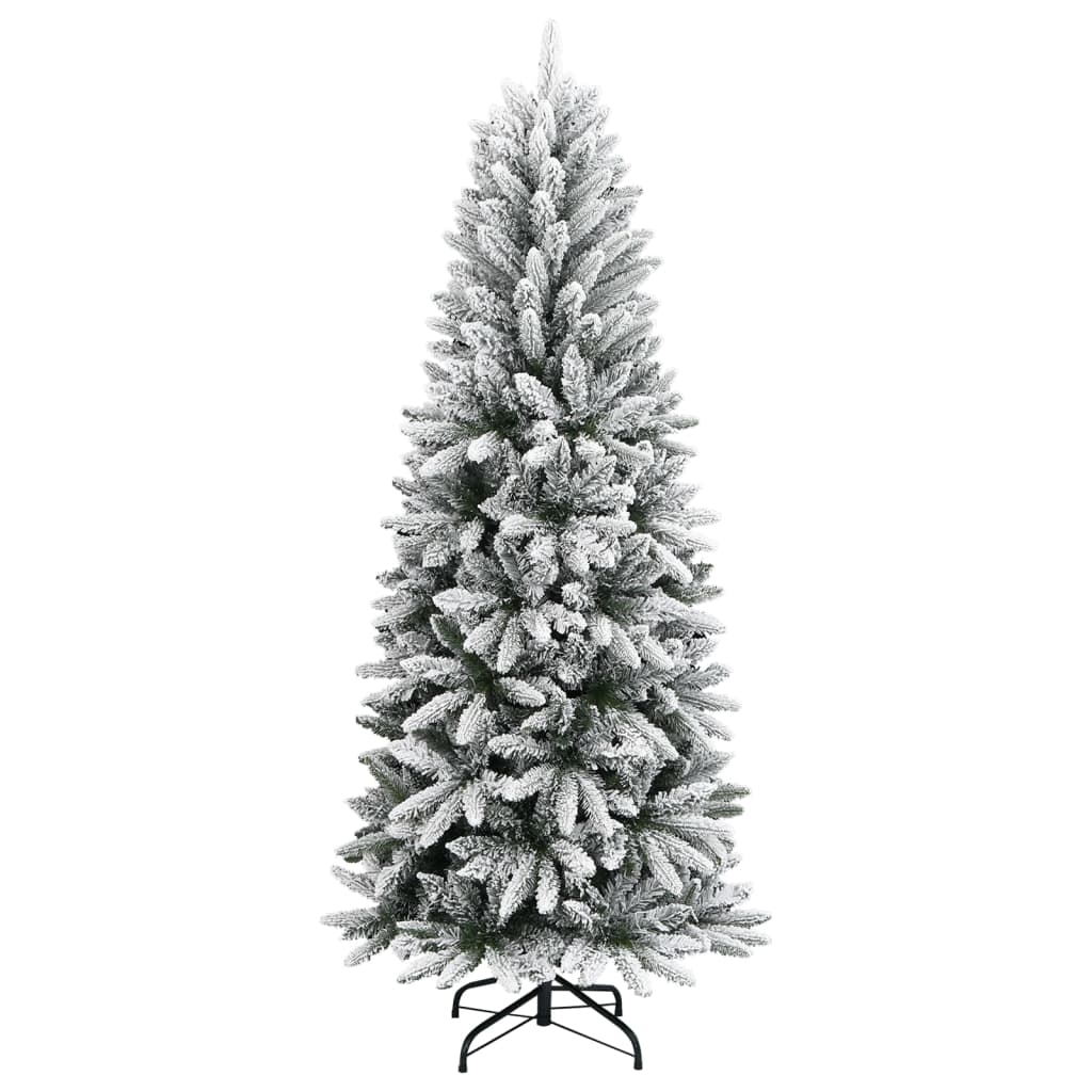 vidaXL Christmas trees Warm White PVC and Plastic and Steel and PE - 240 cm