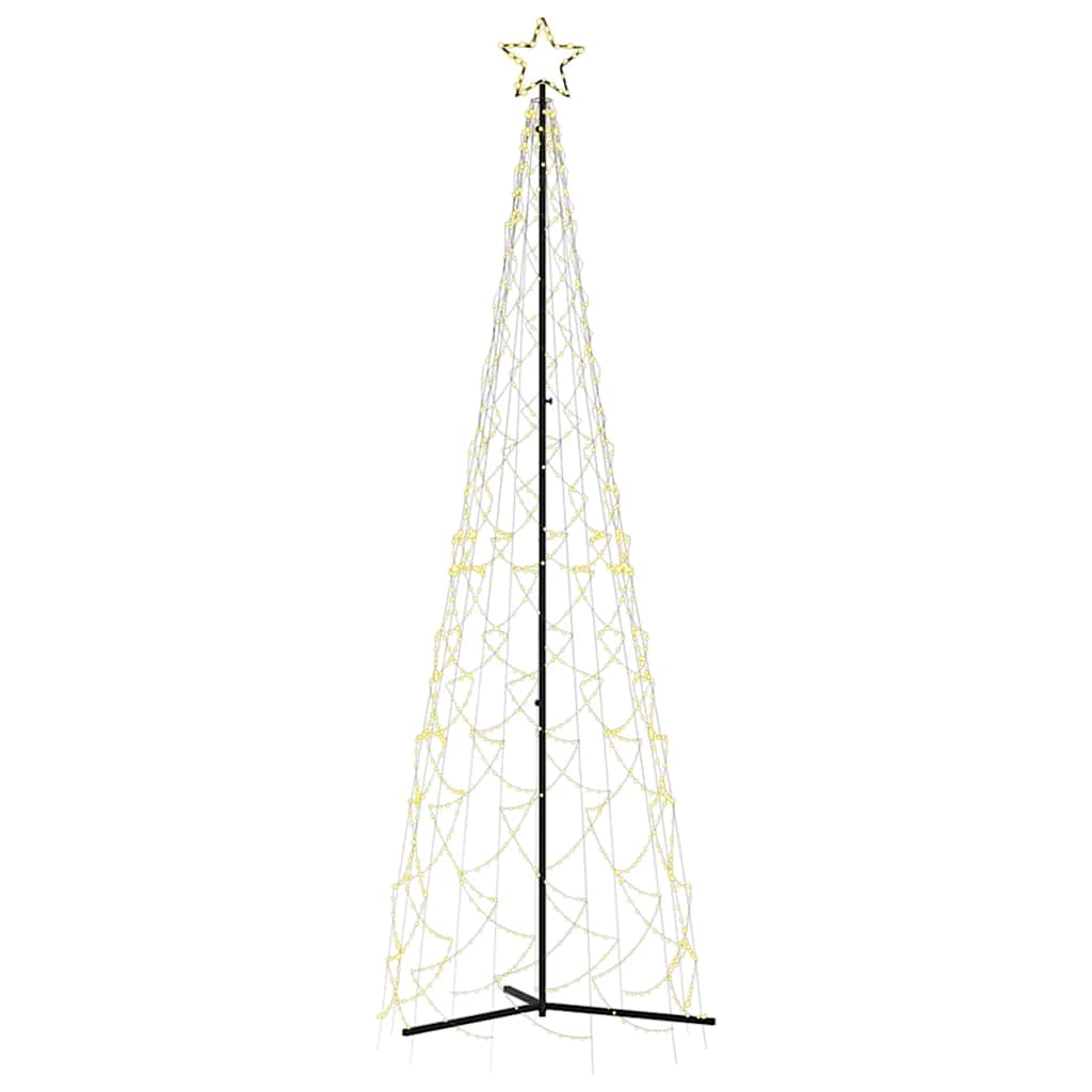 vidaXL Christmas Cone Tree Warm White 500 LEDs 100x300 cm - 300 x 100 cm